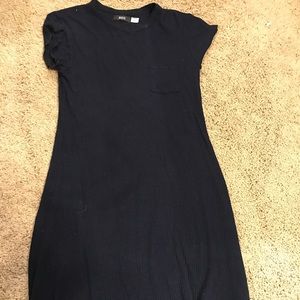 Urban outfitters black and blue dress with pocket
